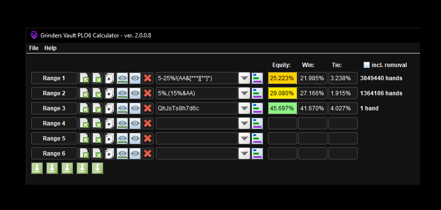 Advanced equity calculations